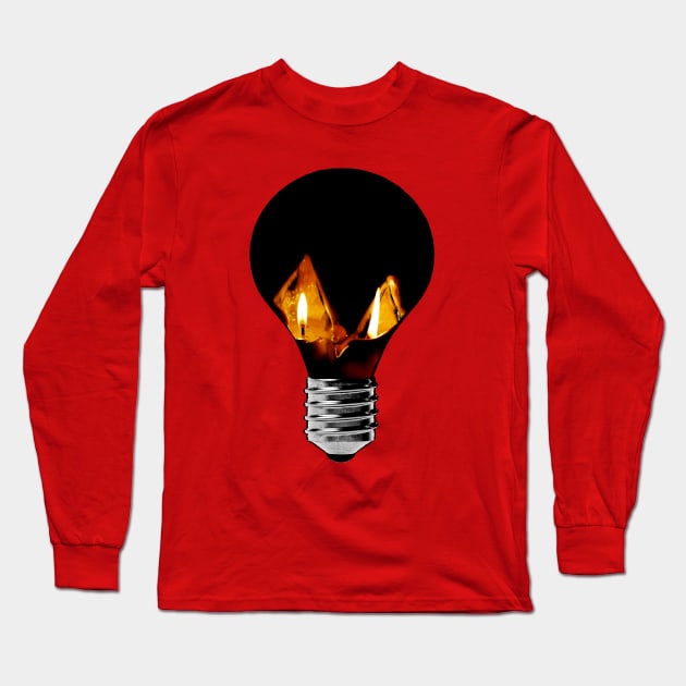 Bulb fire Long Sleeve T-Shirt by Jakavonis